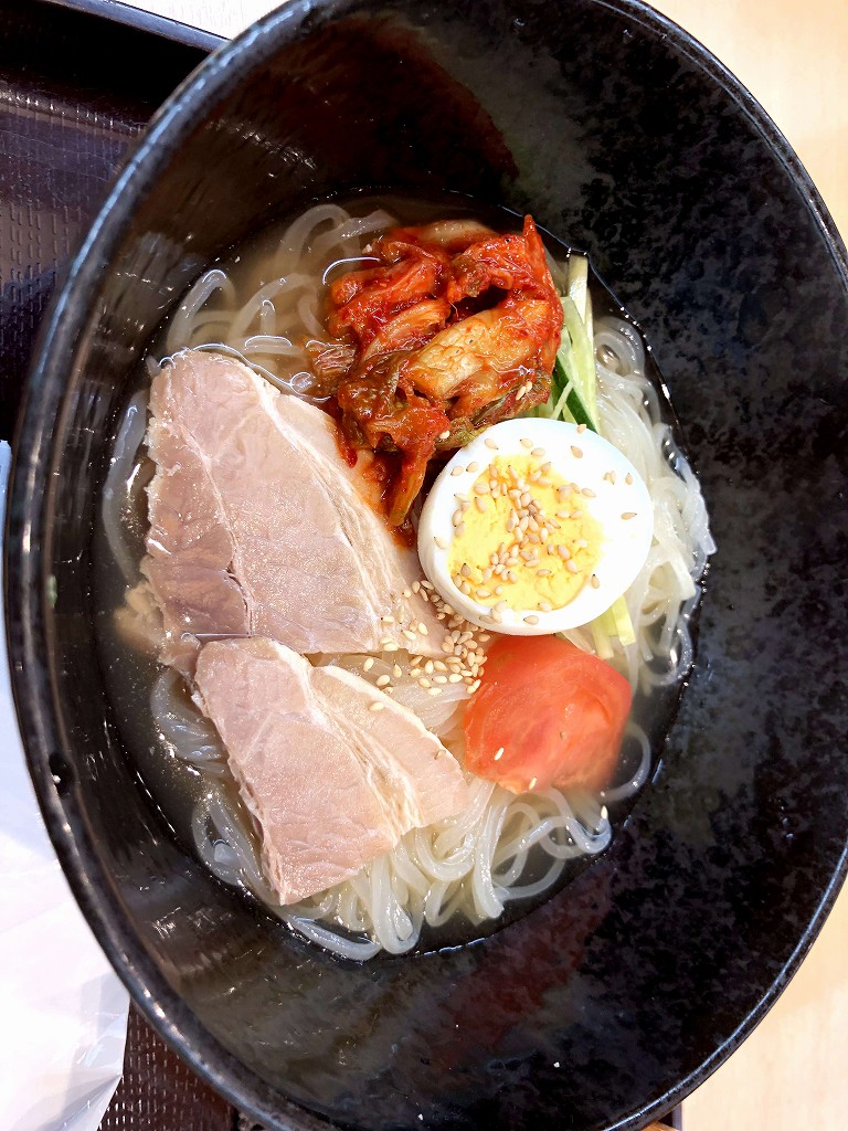 セントレアの「お食事処 えびす」の冷麺