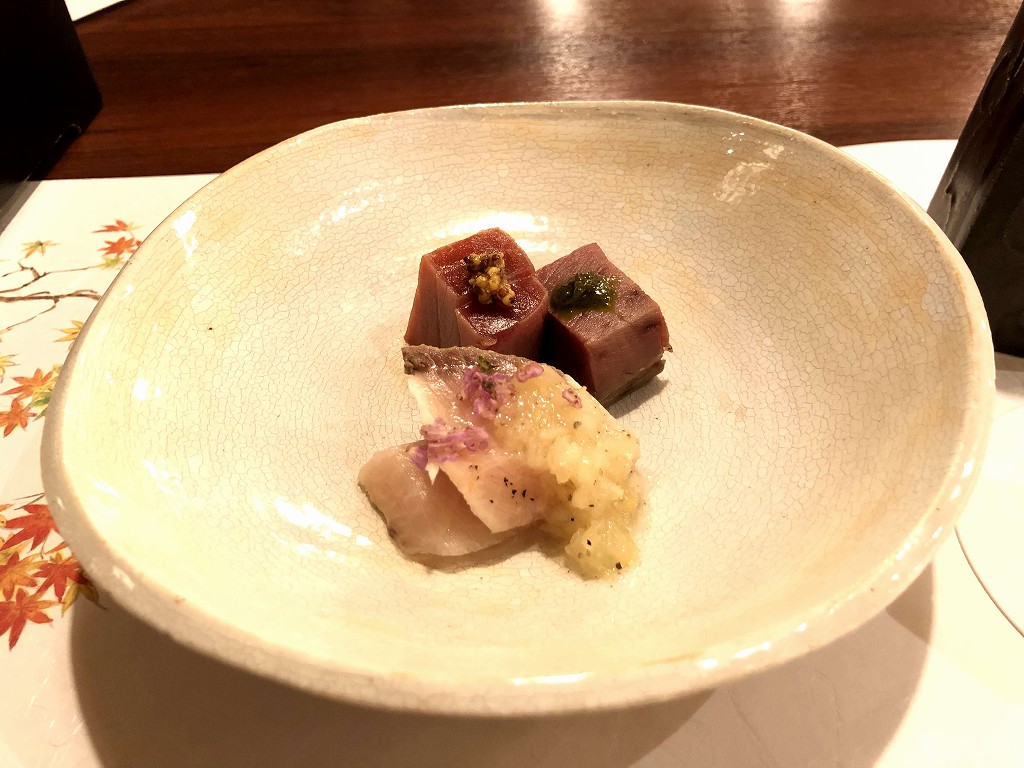 北海道ホテルの和食「六郎」のお造り
