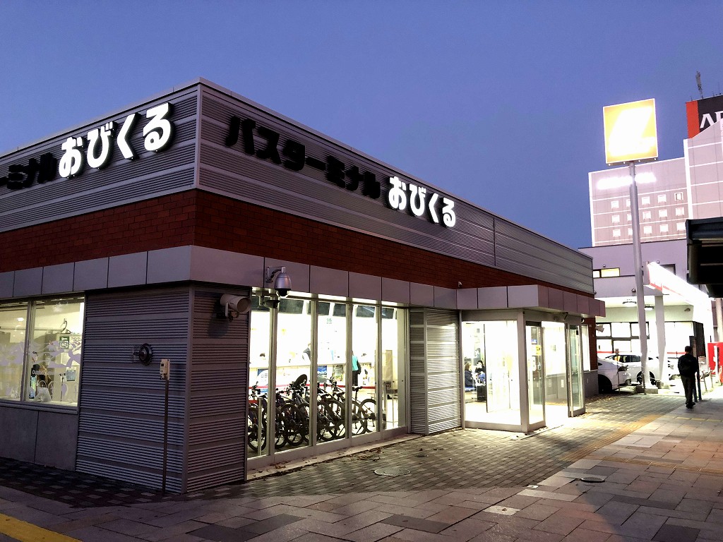 帯広駅のバスターミナル