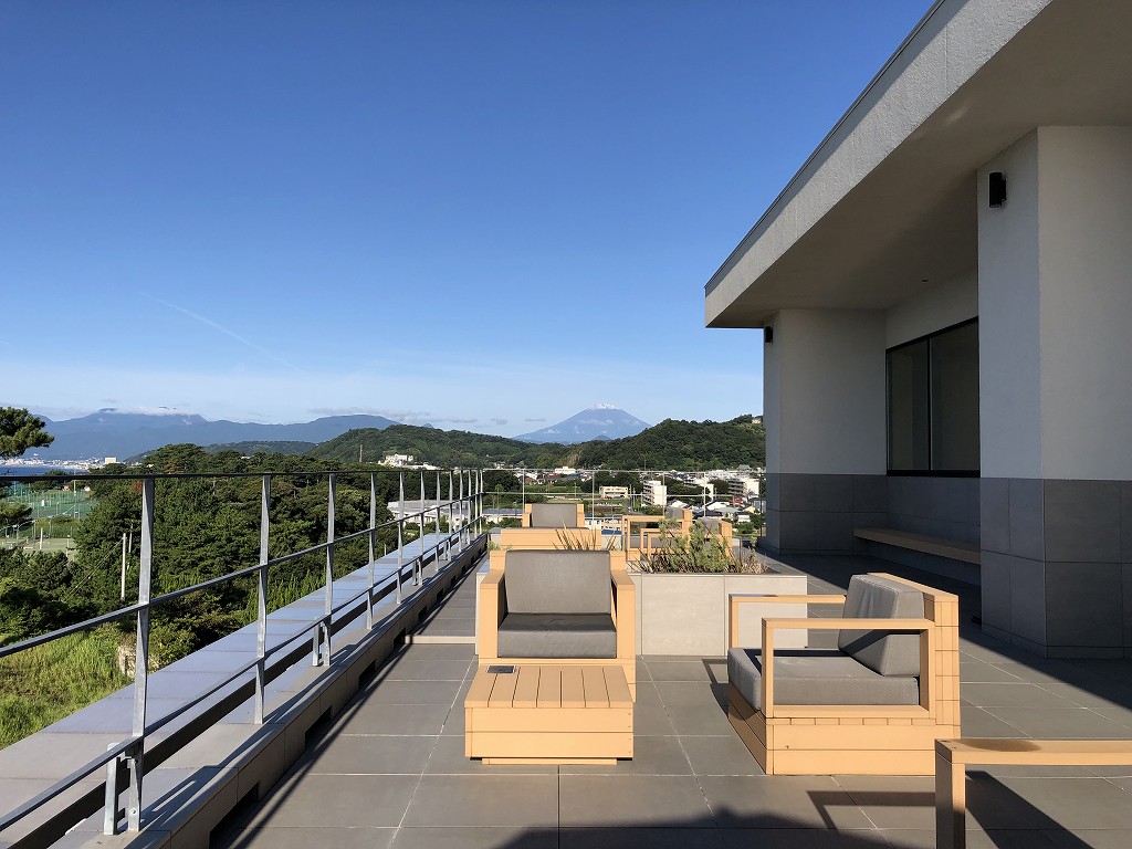 大磯プリンスホテルのフジテラスから富士山1