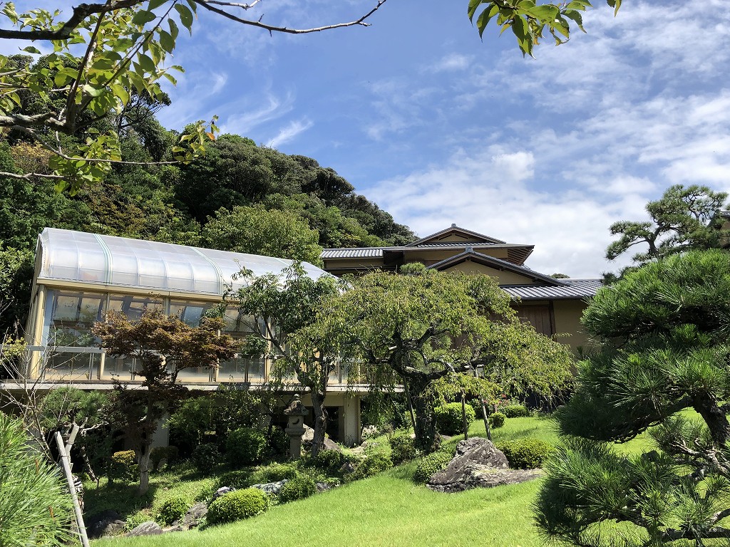 大磯の旧吉田茂邸の外観