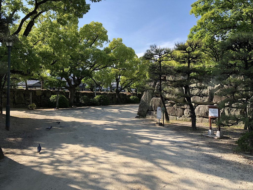 岡山城のクランク