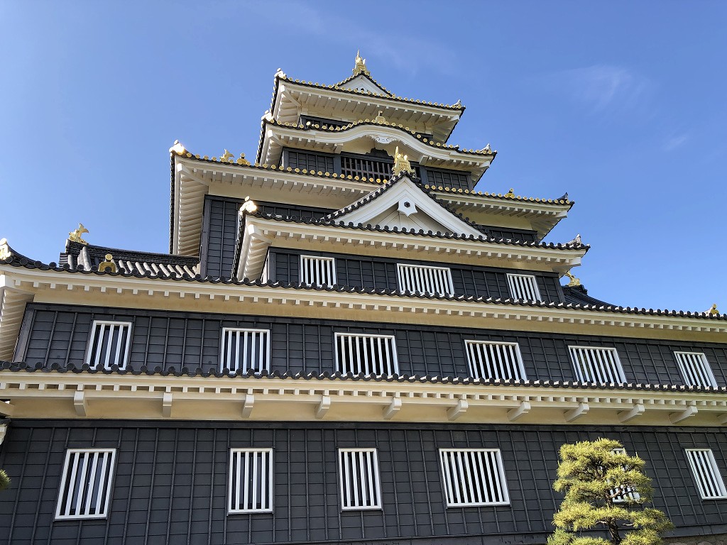 岡山城の天守閣3