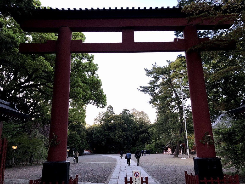 大宮氷川神社の境内