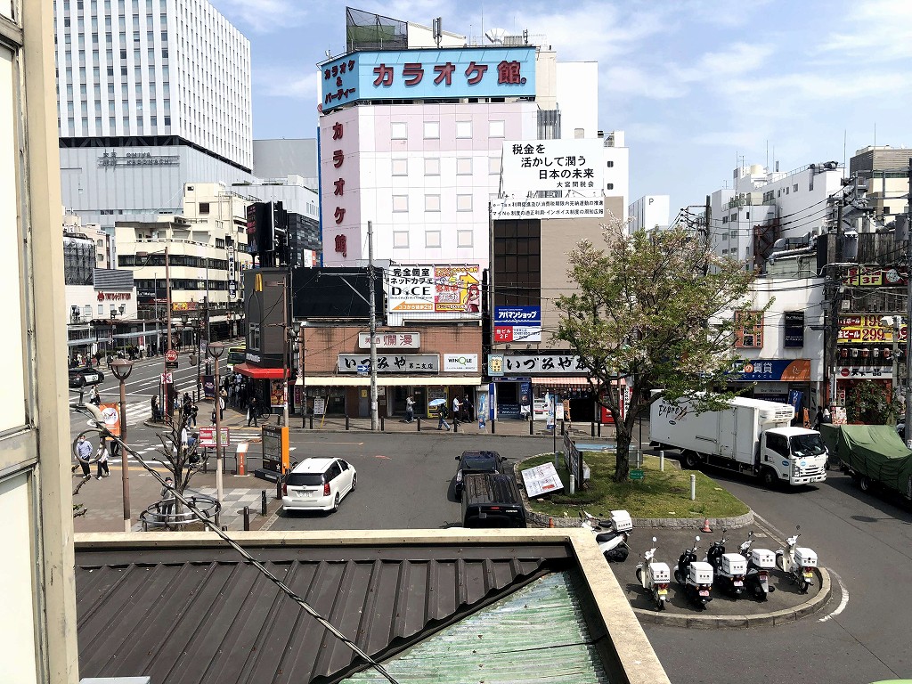 大宮駅東口のロータリー