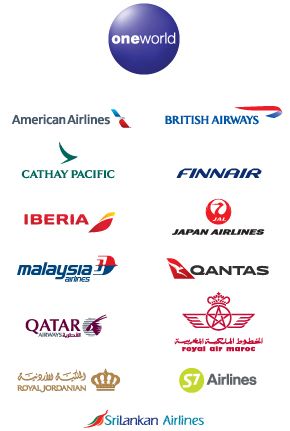ワンワールド加盟航空会社一覧
