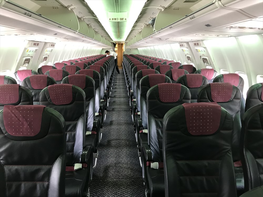 JAL255便の普通席