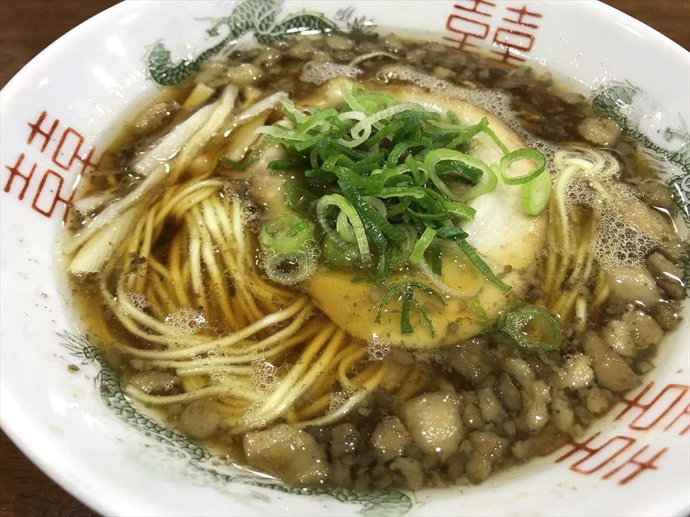尾道ラーメンたに 尾道駅ビル店のラーメン