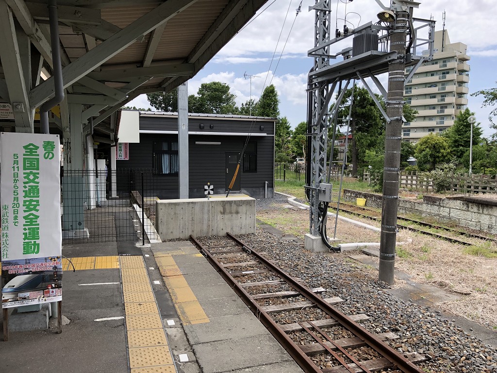 西小泉駅の線路