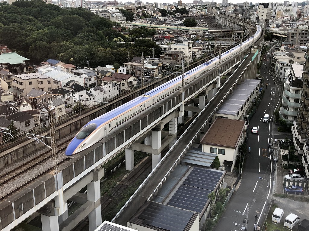 「東横イン 京浜東北線王子駅北口」から新幹線ビュー3