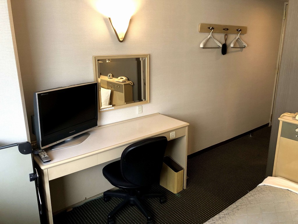 ホテルクレストいばらきのシングルルーム3