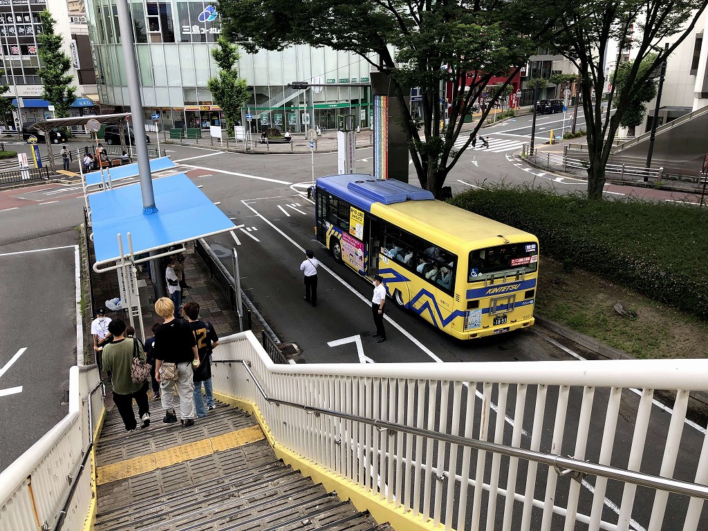 JR茨木駅からパナスタ行きの臨時バス