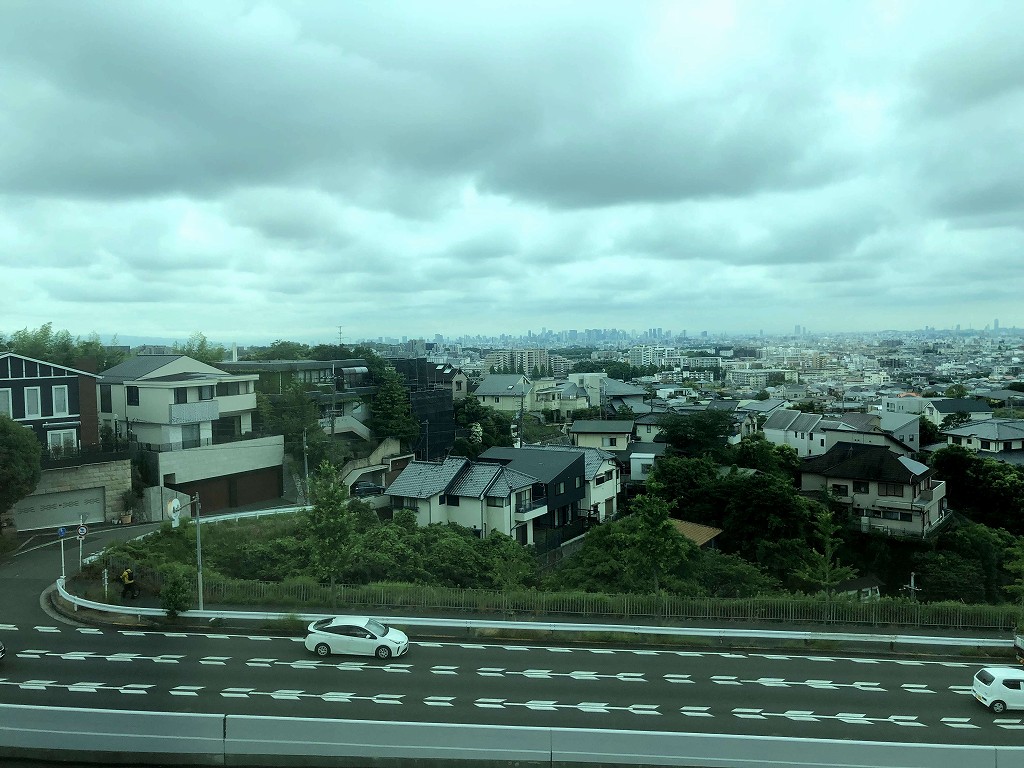 大阪モノレールから梅田の高層ビル群1