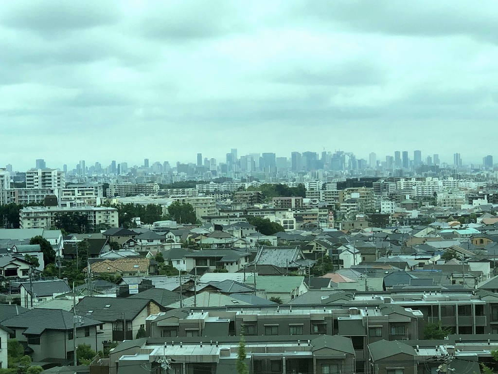 大阪モノレールから梅田の高層ビル群2