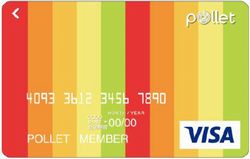 Pollet Visa Prepaid券面デザイン