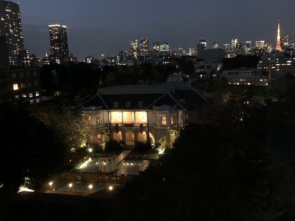 ザ・プリンスさくらタワーから東京タワーの夜景