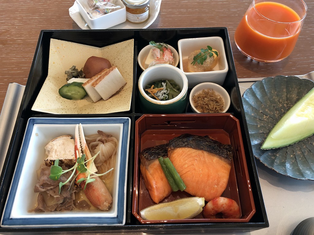 ザ・プリンスギャラリー東京紀尾井町の「OASIS GARDEN」の和朝食
