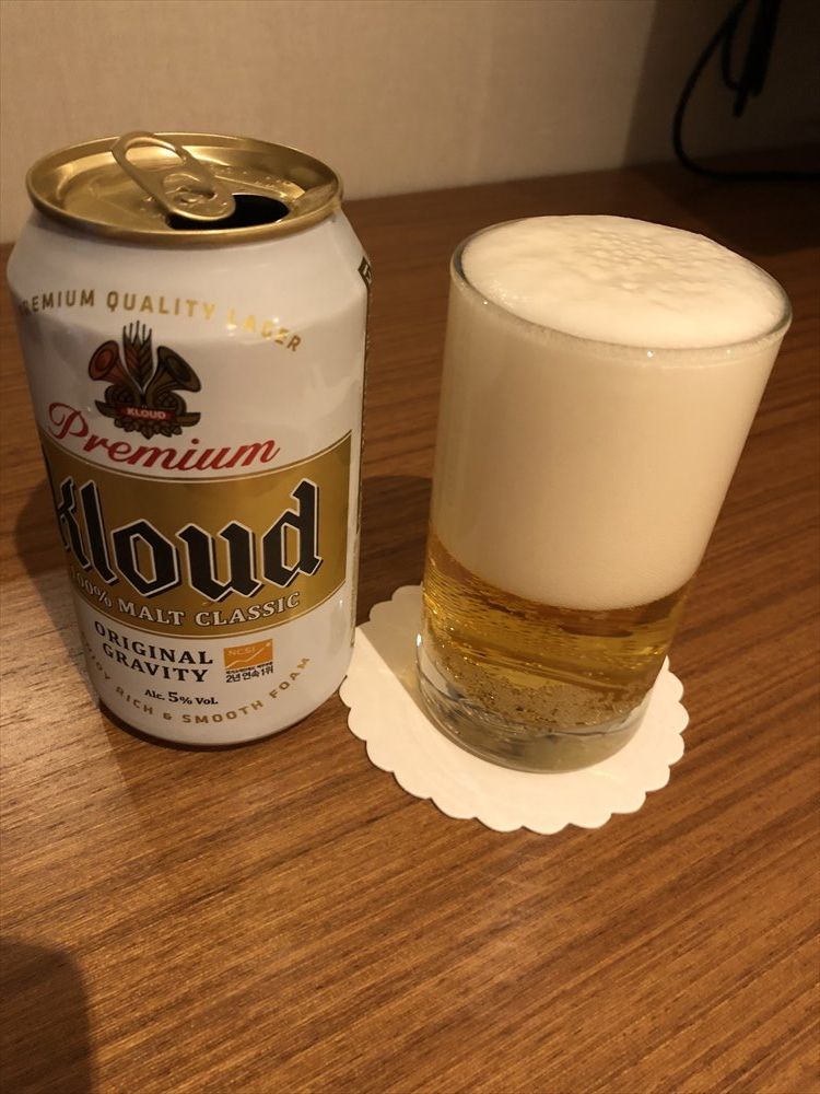 部屋でクラウドビール