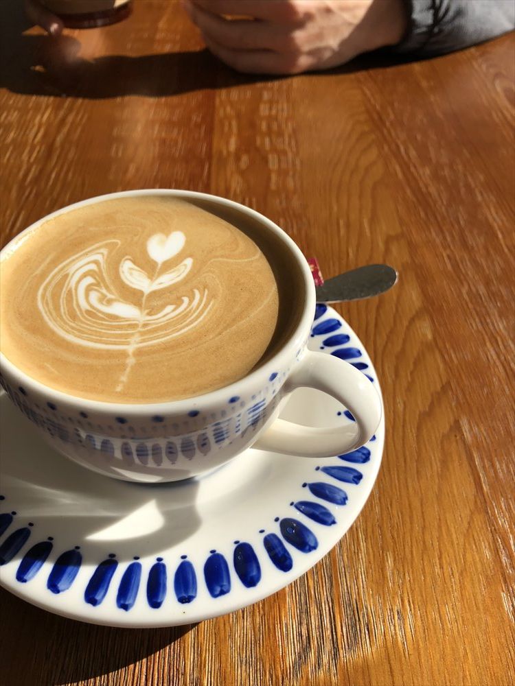平昌のJoo8's Caffeeでカフェラテ