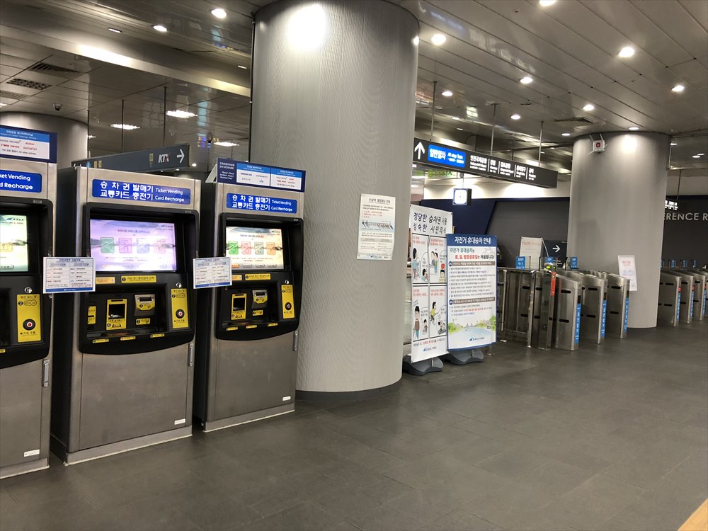 ソウル駅のAirport Railroadへの道3