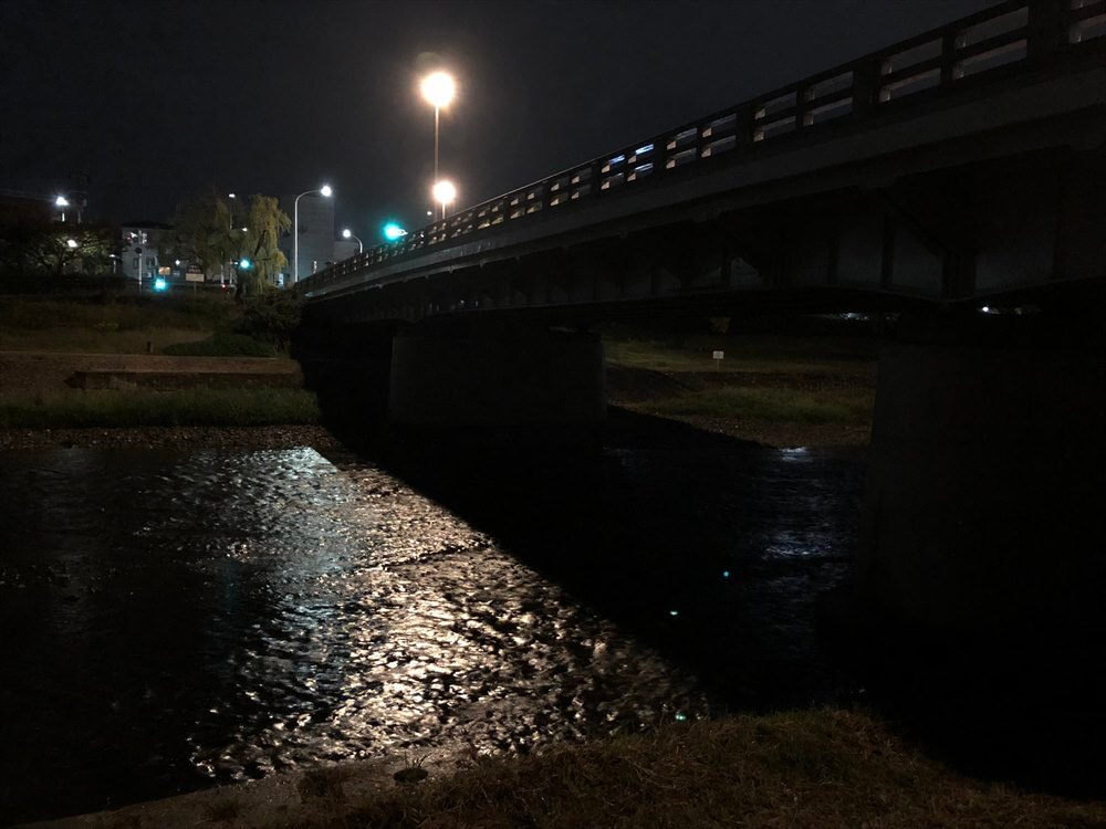 夜の二条大橋1