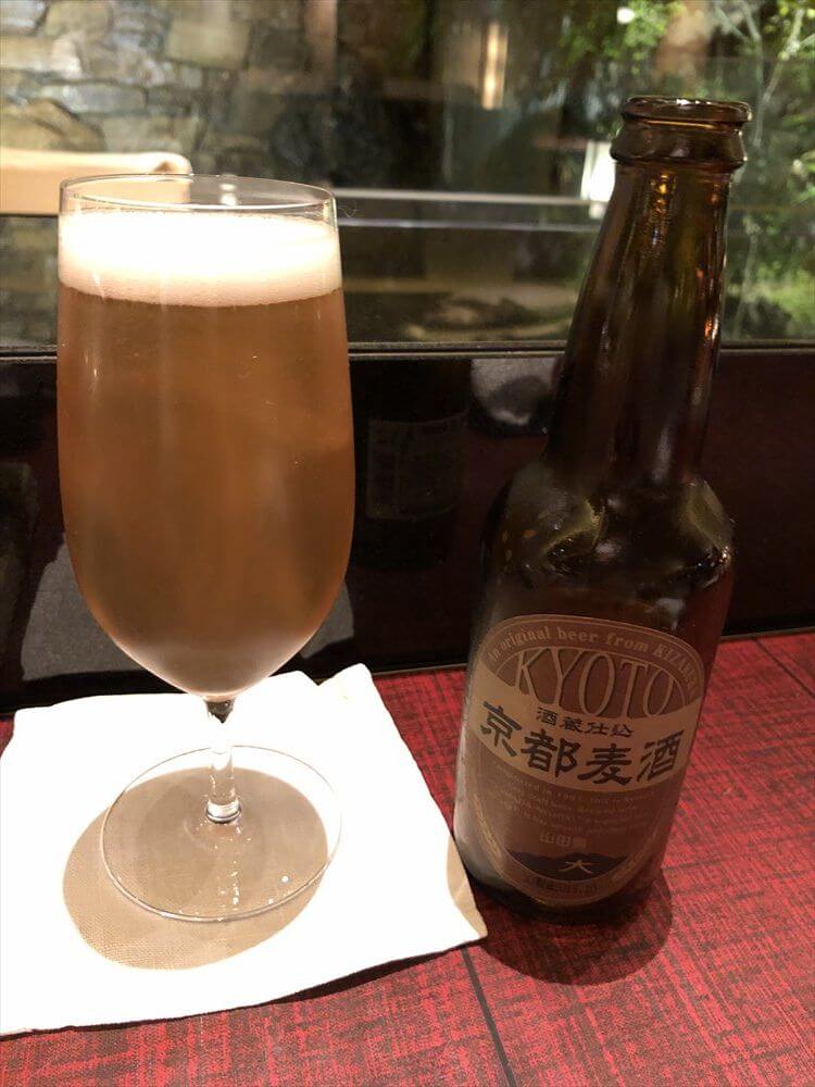 リッツカールトン京都の「水暉」の京都麦酒