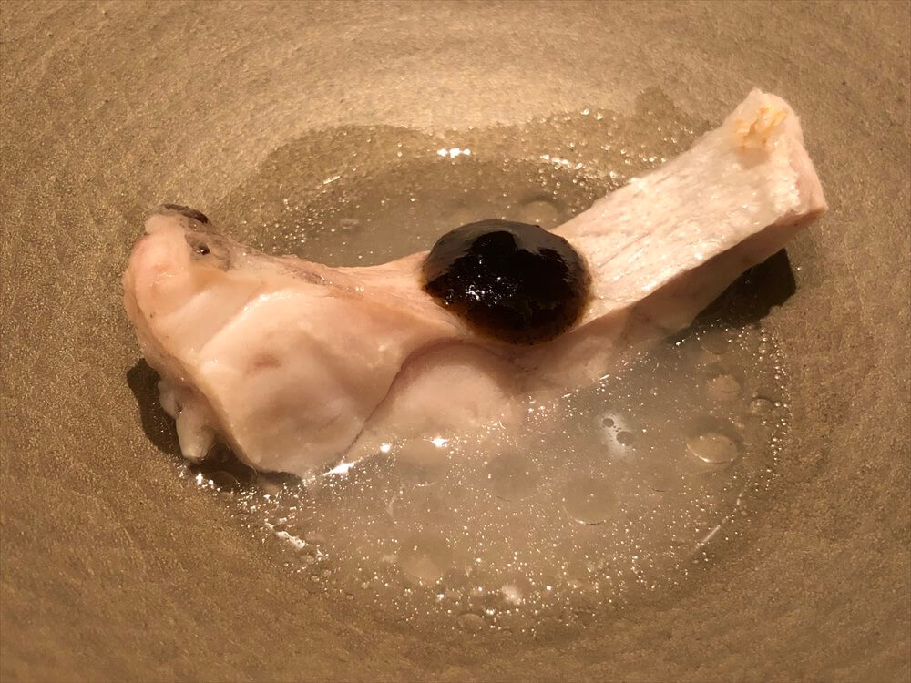 リッツカールトン京都の「水暉」の甘鯛の酒蒸し