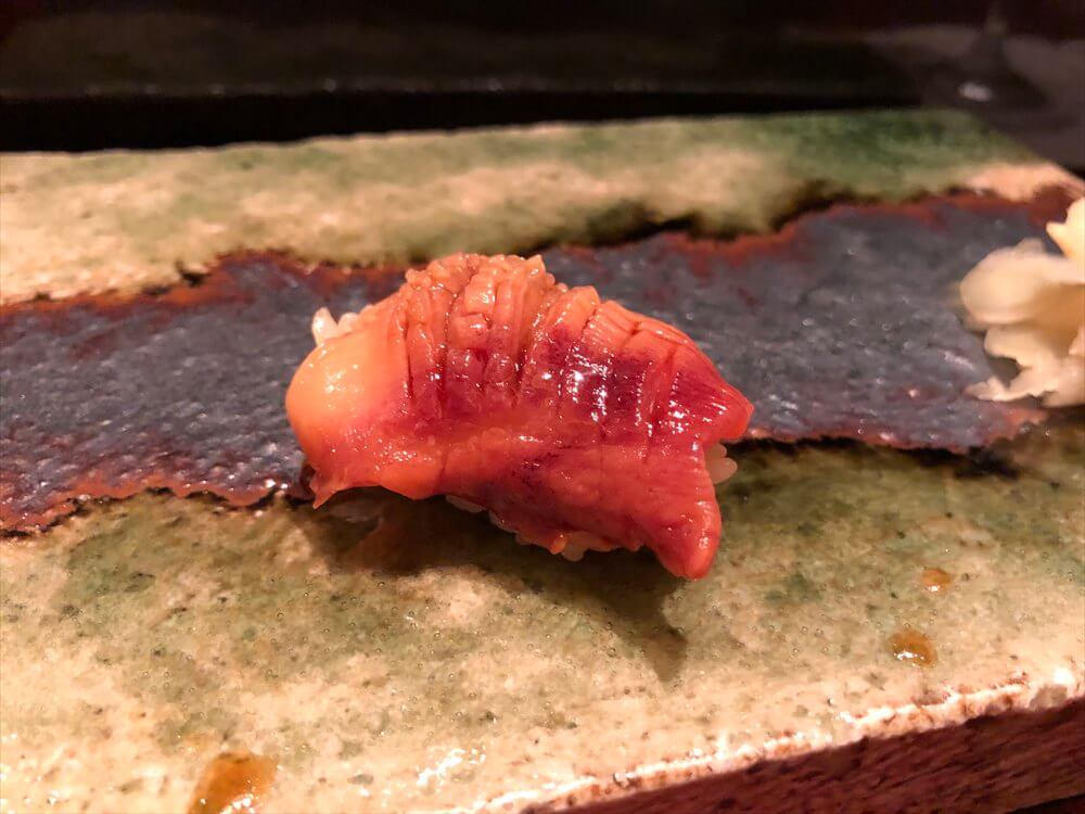 リッツカールトン京都の「水暉」の赤貝