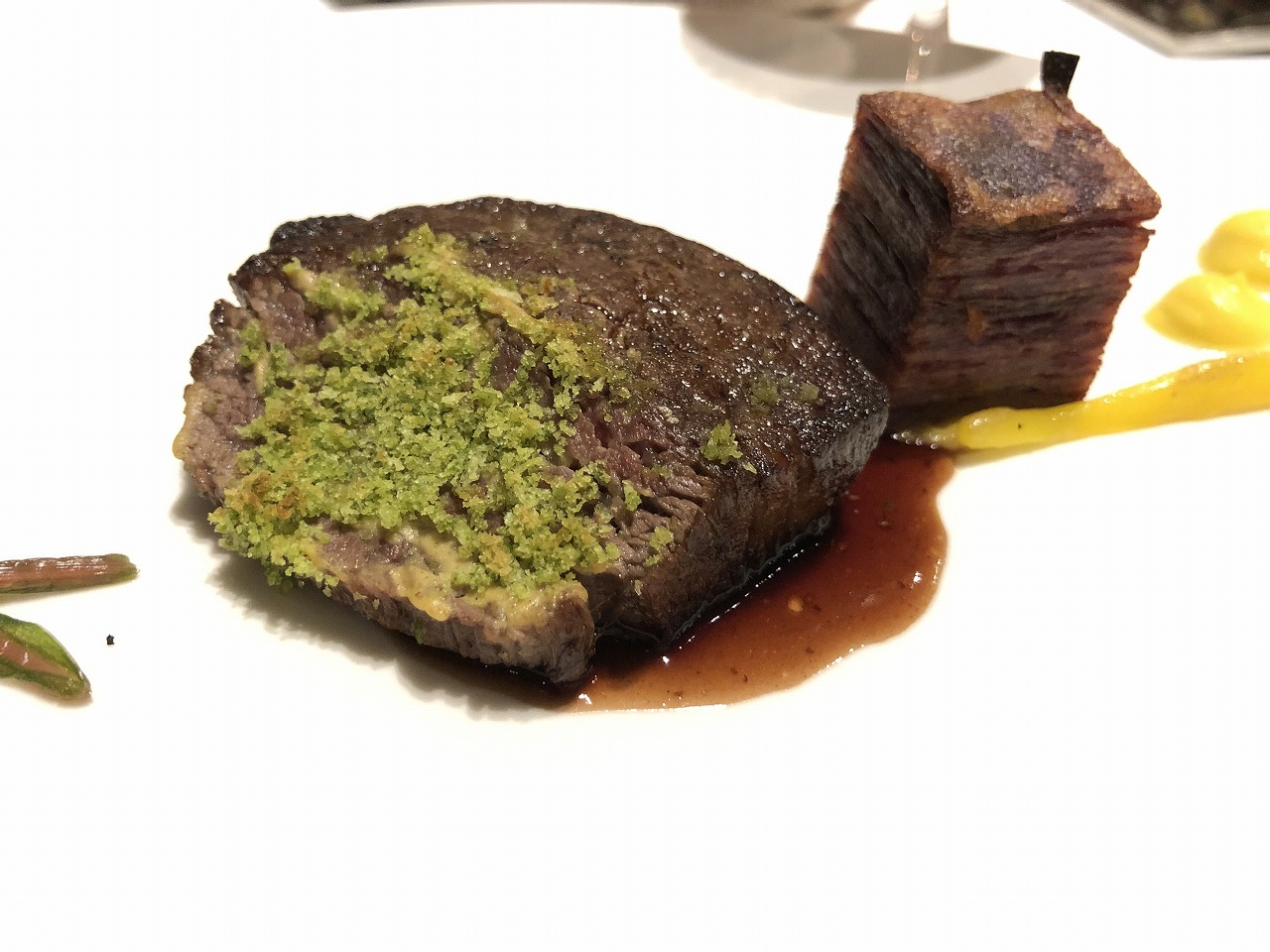 リッツカールトン沖縄のちゅらぬうじの肉料理2