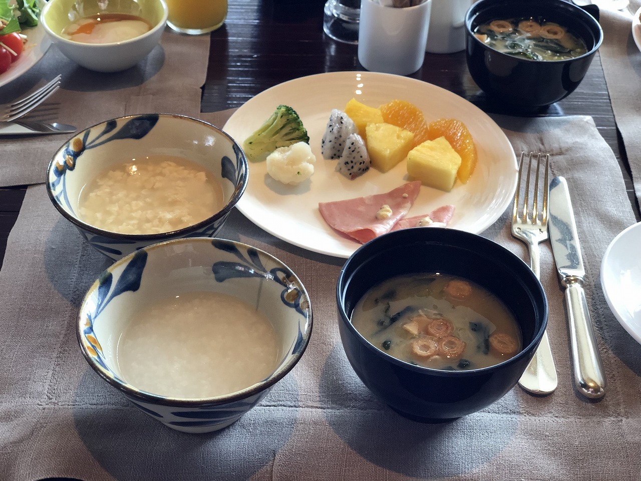 リッツカールトン沖縄の朝食（4日目）