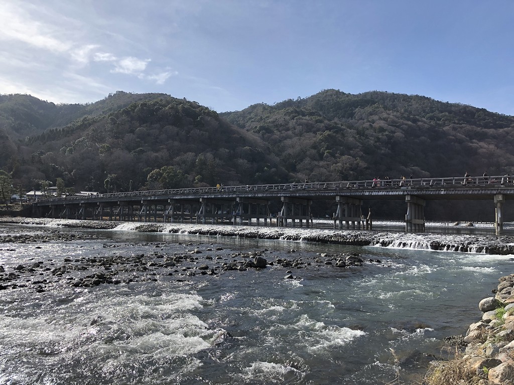 日曜日午後の渡月橋2