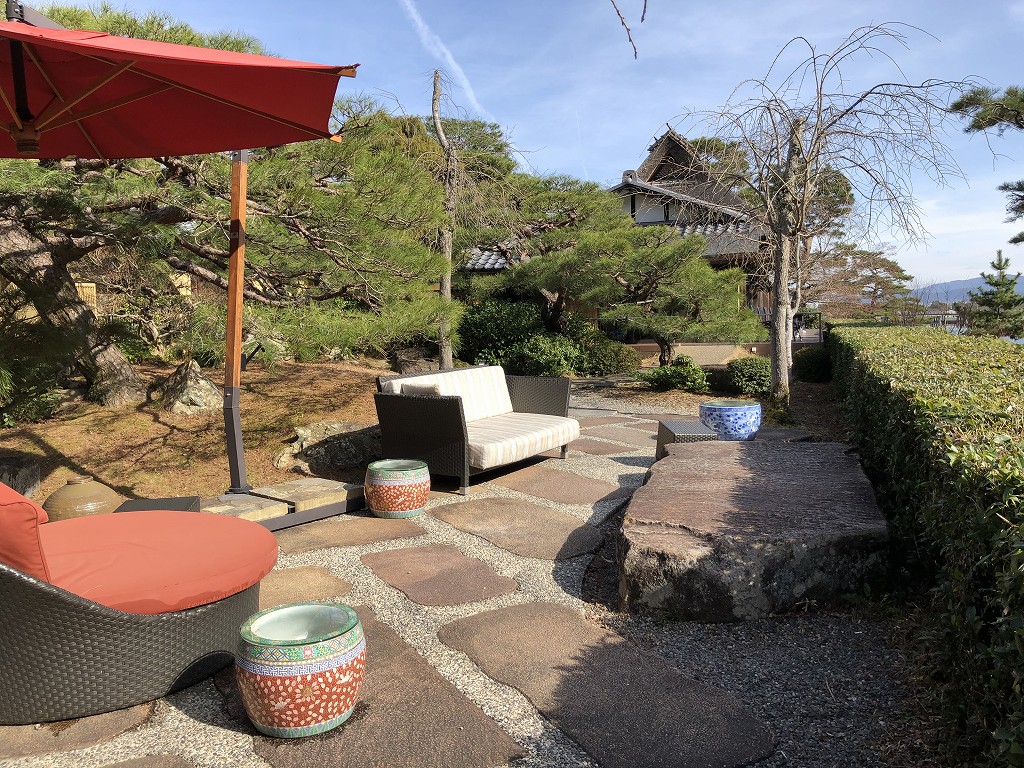 翠嵐ラグジュアリーコレクションホテル京都の中庭1