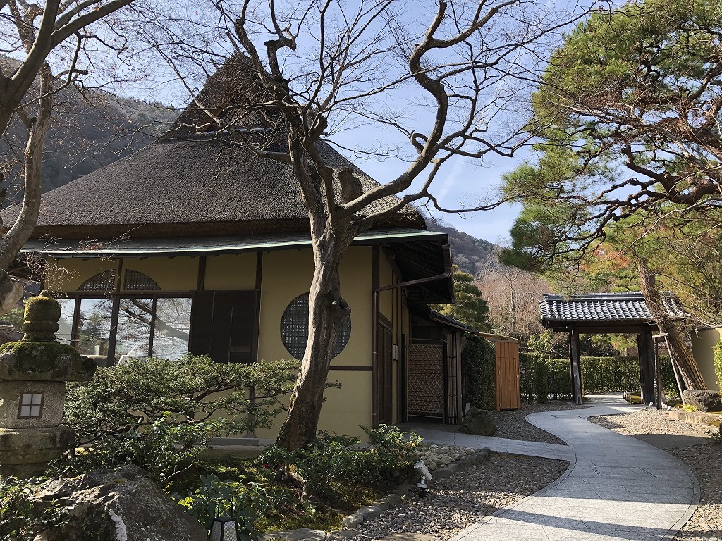 翠嵐ラグジュアリーコレクションホテル京都の茶寮八翠の外観