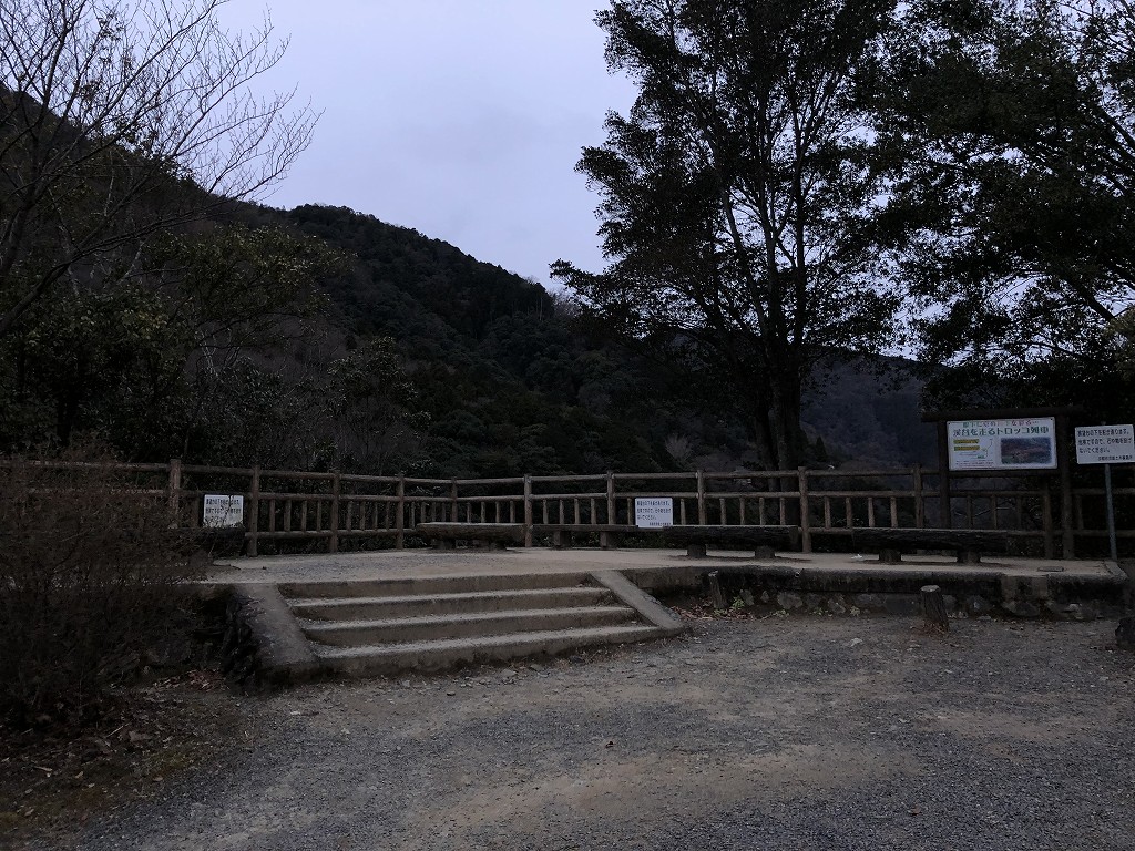 早朝の亀山公園から保津峡1