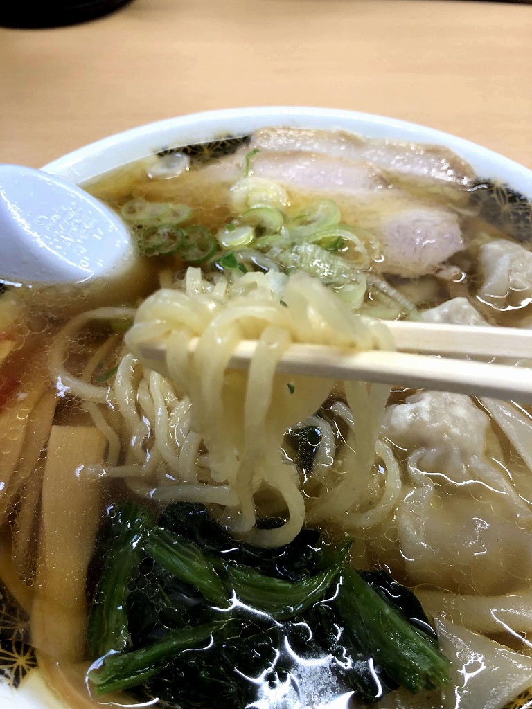麺屋ようすけ　佐野新都心店のワンタン麺2