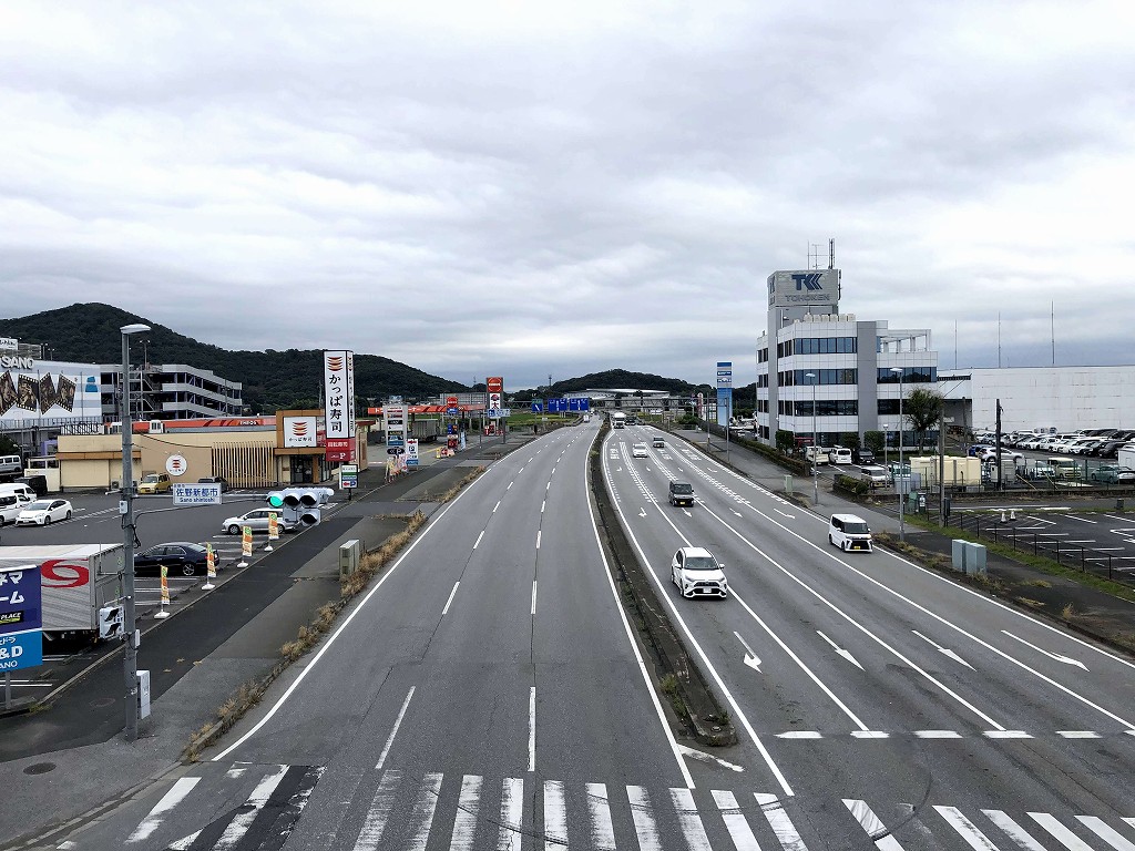 佐野新都心の歩道橋