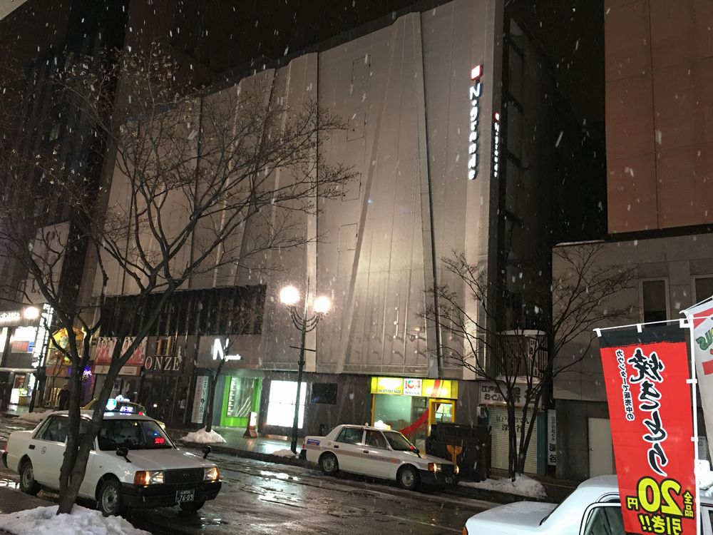 雪降の札幌