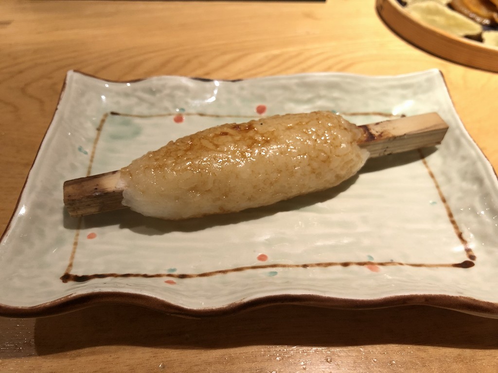 すすきのの「和」のきりたんぽ（醤油味）