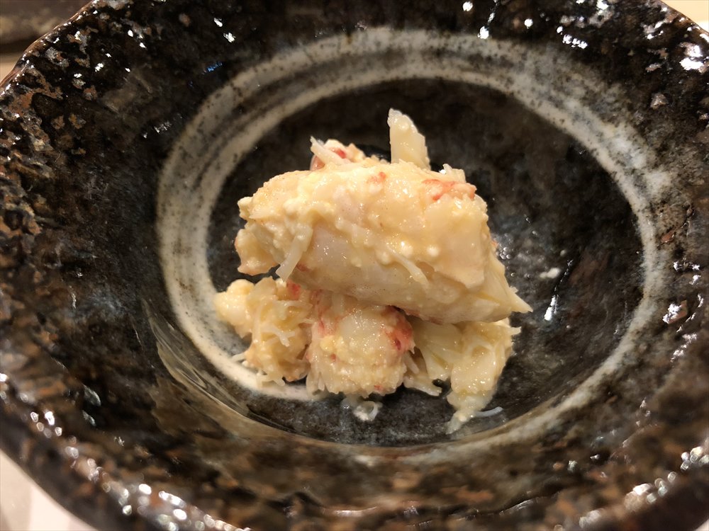 札幌の鮨 西光の毛蟹