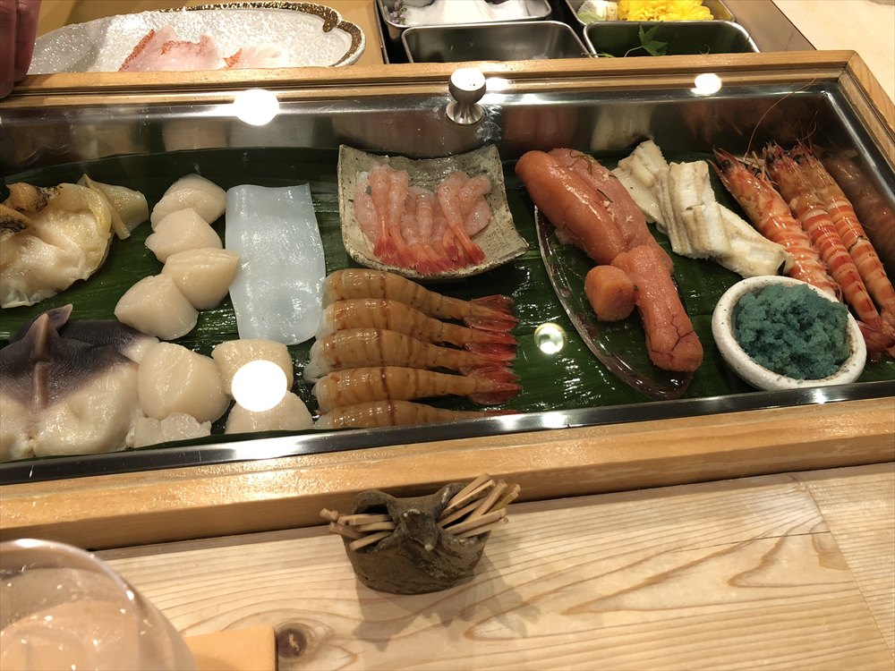 札幌の鮨 西光のネタケース2