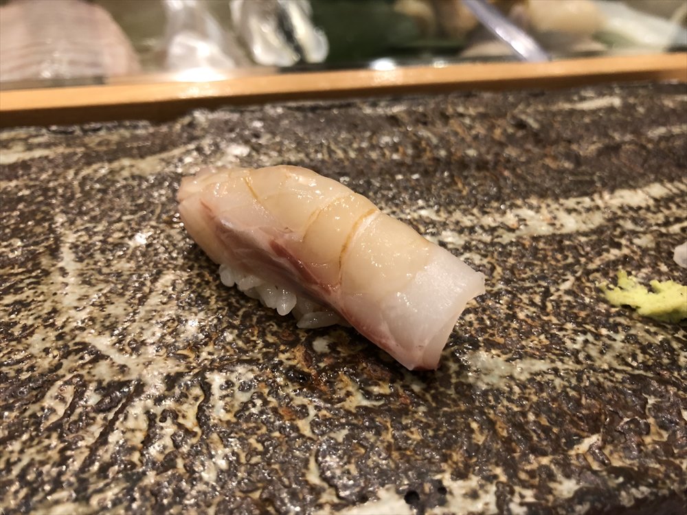 札幌の鮨 西光の石鯛