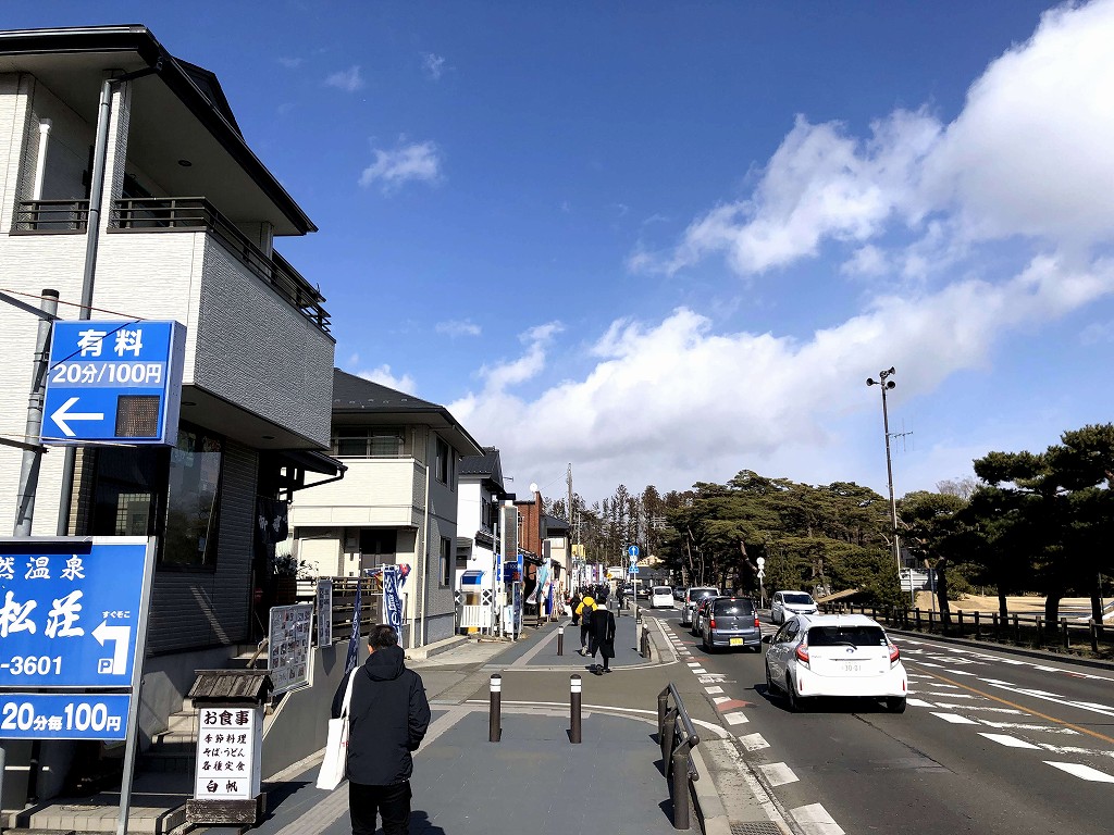 外国人観光客で賑わう松島海岸