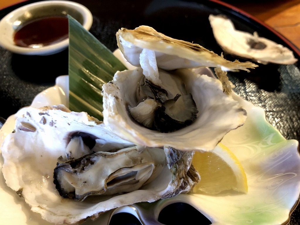松島海岸の「かきと海鮮料理 旬海」のかき御膳4