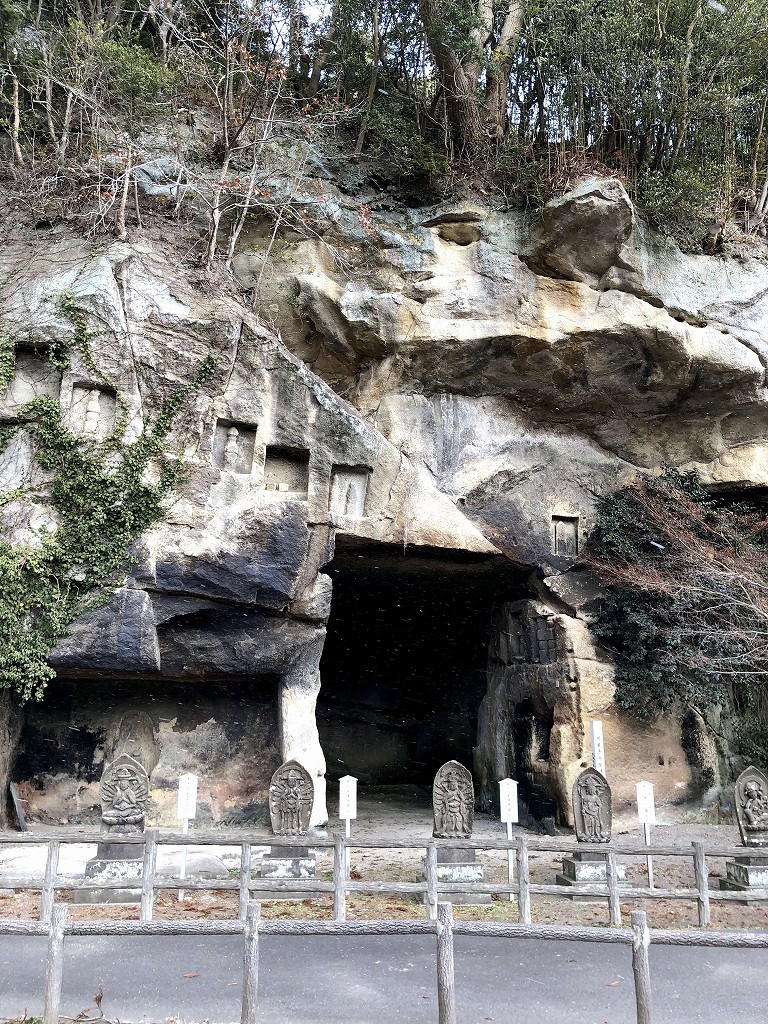 松島の瑞巌寺の洞窟遺跡1