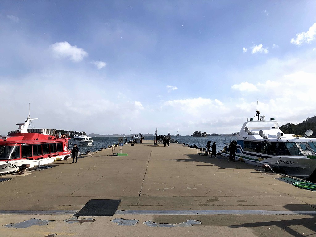 松島 遊覧船の乗り場1