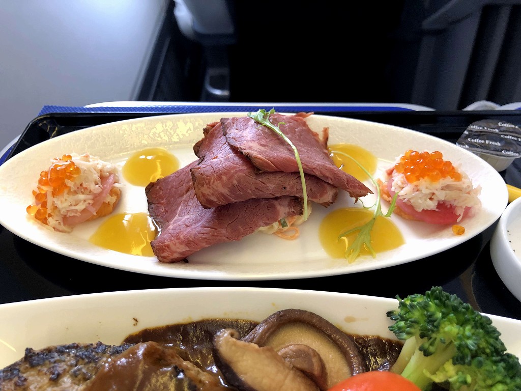 ローストビーフのレモンソース