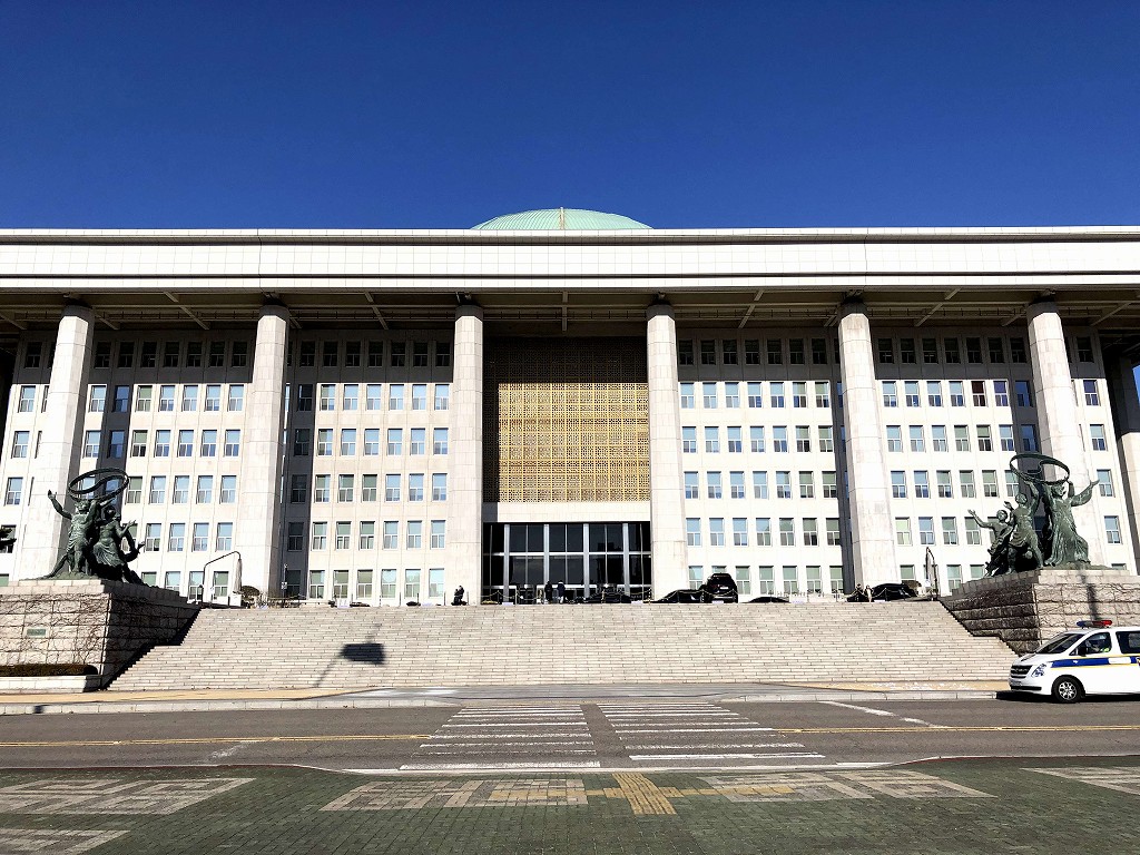 ソウルの国会議事堂前2
