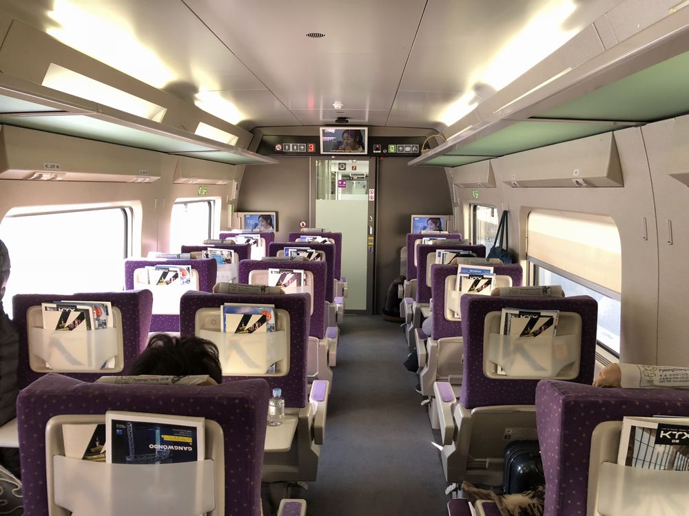 KTX京江線のファーストクラス1