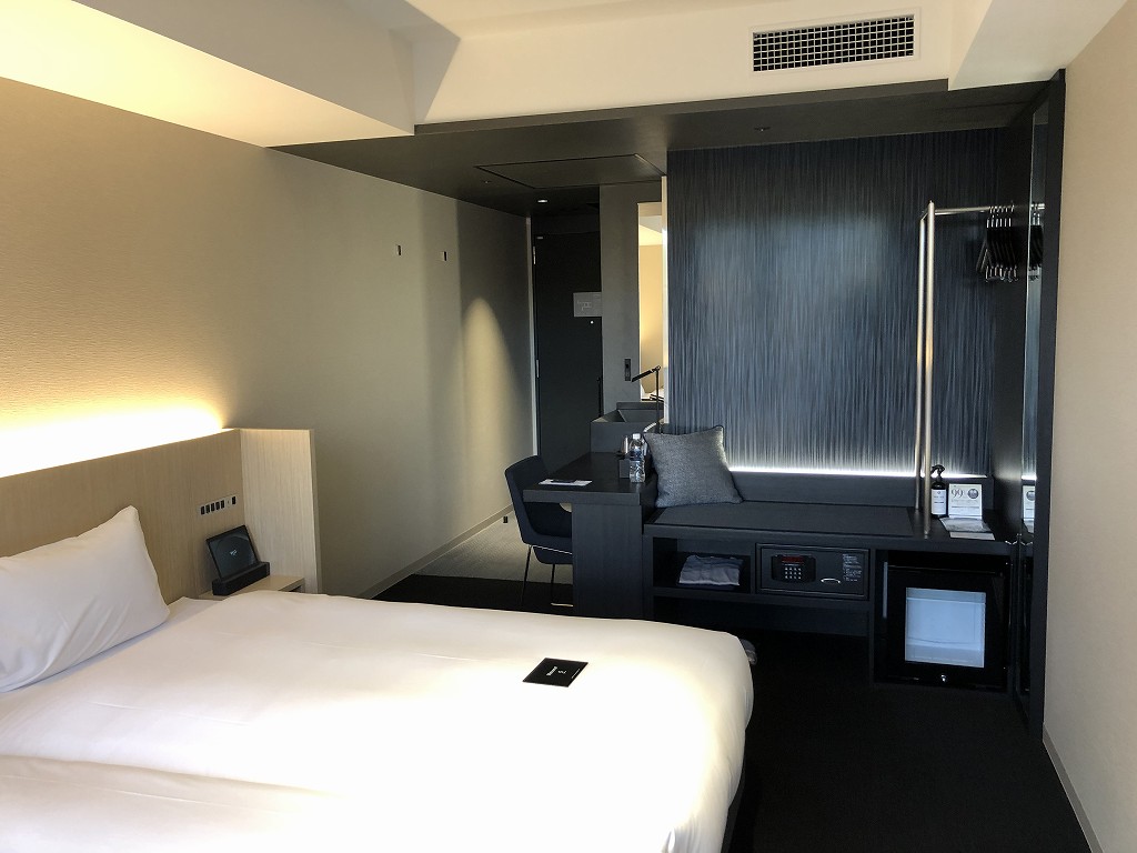 sequence KYOTO GOJOのツインルームの内観