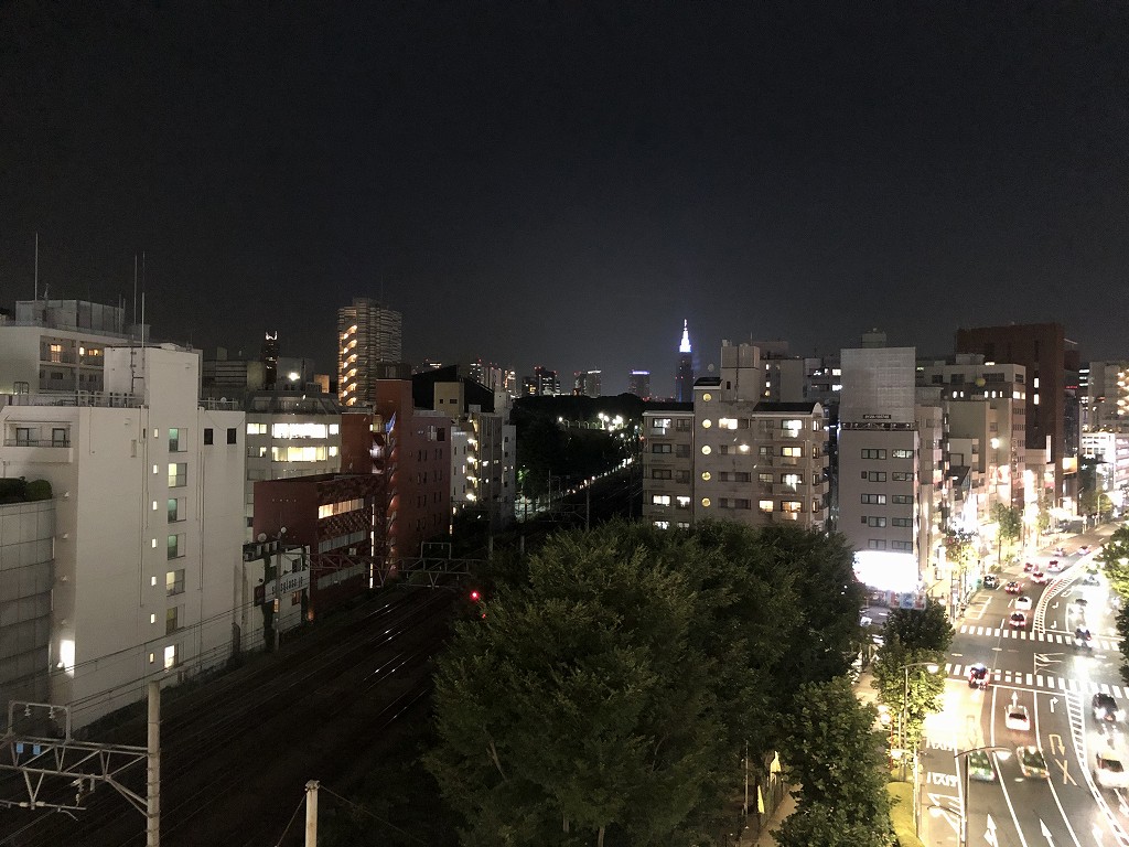 Dongxi サカバから新宿方面の眺め